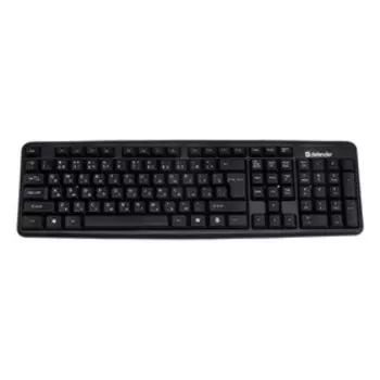 Клавиатура Defender Element HB-520, проводная, мембранная, 104 клавиш, USB, чёрная