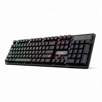 Клавиатура игровая TFN Saibot KX-6 черный / LED подсветка / TFN-GMKB-KX-6