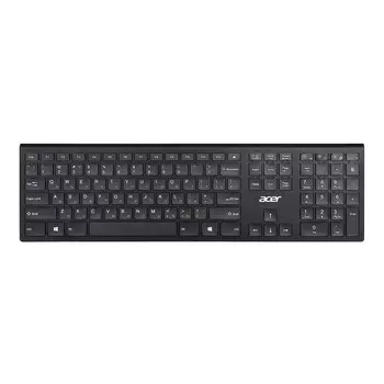 Клавиатура + мышь Acer OKR030 клав:черный мышь:черный USB беспроводная slim (ZL.KBDEE.005) 1029432