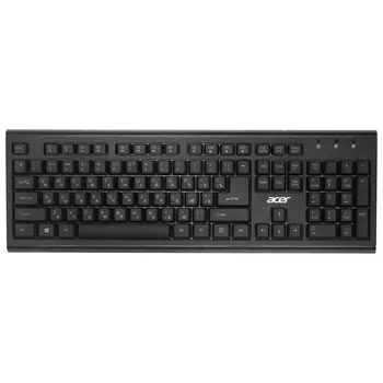 Клавиатура + мышь Acer OKR120 клав:черный мышь:черный USB беспроводная (ZL.KBDEE.007)
