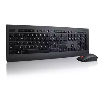 Клавиатура + мышь Lenovo Combo 4X30H56821 клав:черный мышь:черный USB беспроводная