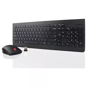 Клавиатура + мышь Lenovo Combo 4X30M39487 клав:черный мышь:черный USB беспроводная