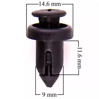 Клипса SKYWAY, TOYOTA LITEACE, STARLET, TOWNACE 031, набор 50шт, S05601031