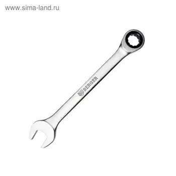 Ключ комбинированный BERGER BG1189, трещоточный, 22 мм
