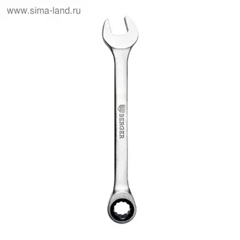 Ключ комбинированный BERGER BG1190, трещоточный, 30 мм