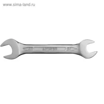 Ключ рожковый гаечный STAYER 27035-24-27, 24 x 27 мм