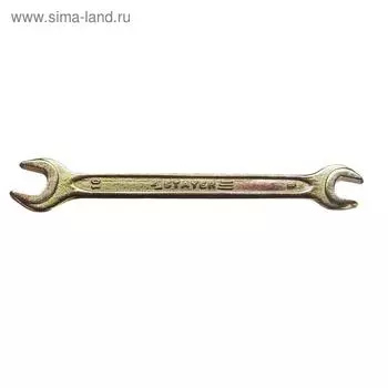 Ключ рожковый гаечный STAYER 27038-08-10, 8 x 10 мм