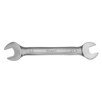Ключ рожковый KRAFT KT 700533, холодный штамп, 21х23 мм