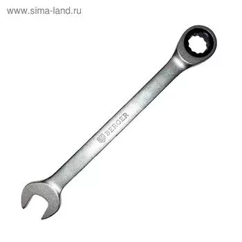 Ключ трещоточный, комбинированный BERGER, 24мм
