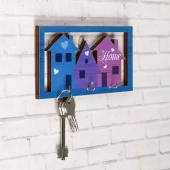 Ключница "Home" домики