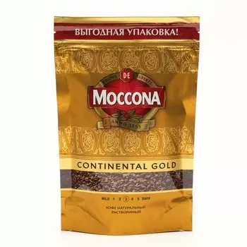 Кофе Moccona Cont Gold растворимый, 140 г