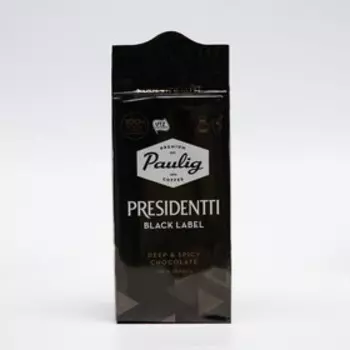 Кофе молотый, Paulig Presidentti Блэк, 250 г