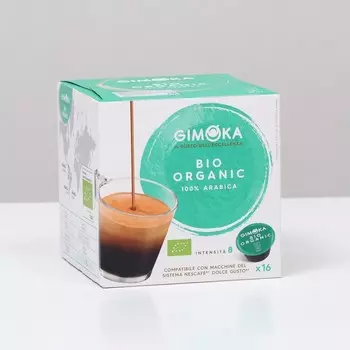 Кофе в капсулах Gimoka Espresso bio-organic, 16 капсул