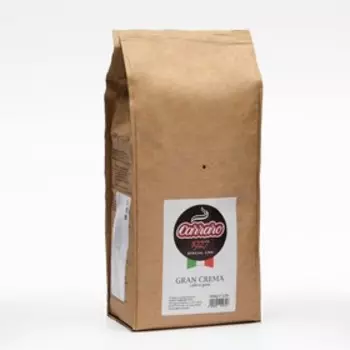 Кофе в зёрнах Carraro Gran Crema, в/у, 1 кг