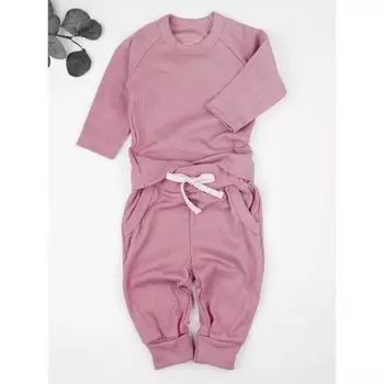 Кофточка и ползунки детские Fashion, рост 62 см, цвет розовый