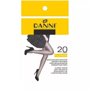 Колготки женские Filanka 20 den ECONOM, цвет чёрный, размер 5