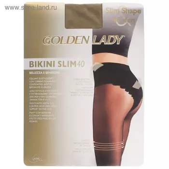 Колготки женские Golden Lady Bikini Slim, 40 den, размер 4, цвет daino