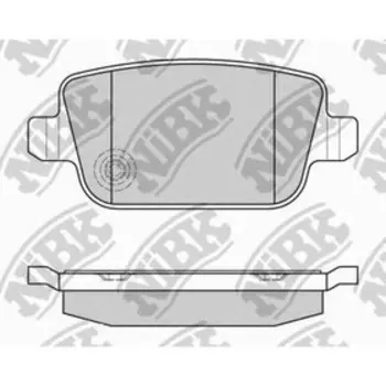 Колодки тормозные дисковые NIBK PN0461