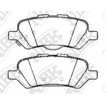 Колодки тормозные дисковые NIBK PN21002