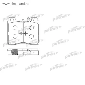 Колодки тормозные Patron PBP800