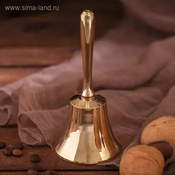 Колокольчик «Гладкий колокольчик», 6612.5 см, латунь