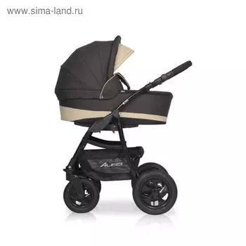 Коляска 2 в 1 Riko Alfa, цвет коричневый, бежевый