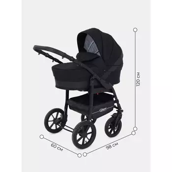 Коляска 2 в 1 Rant Patio, цвет black