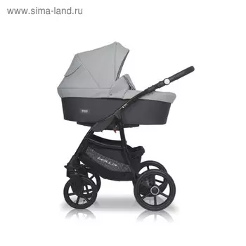 Коляска 3 в 1 Riko Bella, цвет серый, графит