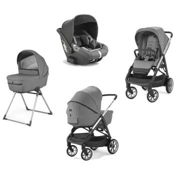 Коляска 3в1 Inglesina Aptica system quattro, kensington grey
