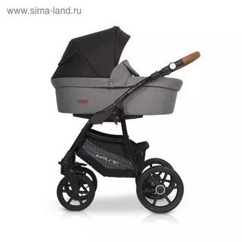 Коляска 3 в 1 Riko Bella Lux, цвет тёмно-серый