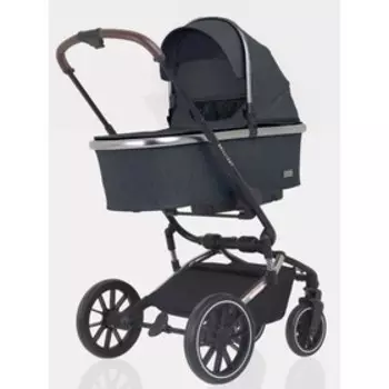 Коляска детская Rant Brilliant PU, 2в1, цвет Jet Carbon