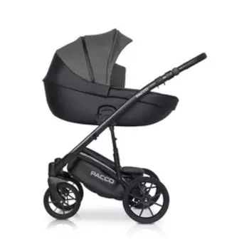 Коляска 3 в 1 Riko Pacco, цвет carbon