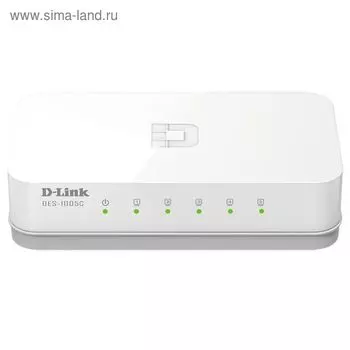 Коммутатор D-Link DES-1005C/A1A неуправляемый настольный 5x10/100BASE-TX