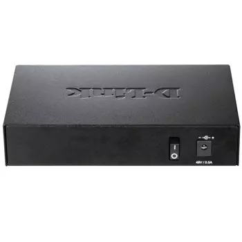 Коммутатор D-Link DGS-1005P/A1A 5G 4PoE 60W неуправляемый