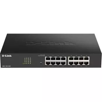 Коммутатор D-Link DGS-1100-16V2/A, настраиваемый, 16х10/100/1000BASE-T