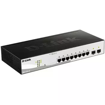 Коммутатор D-Link DGS-1210-10/FL1A, настраиваемый, 8х10/100/1000BASE-T