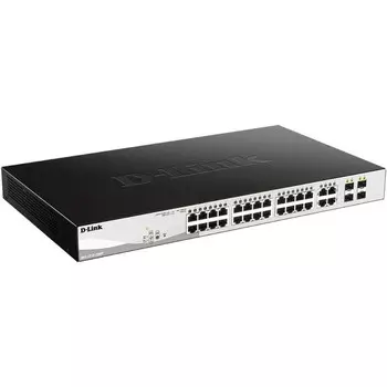 Коммутатор D-Link DGS-1210-28MP/FL1A 28G 24PoE+ 370W управляемый