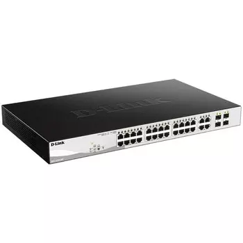 Коммутатор D-Link DGS-1210-28P/FL1A 28G 24PoE 193W управляемый