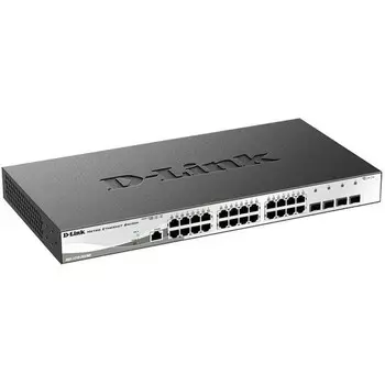Коммутатор D-Link DGS-1210-28X/ME/B, управляемый, 24х10/100/1000BASE-T