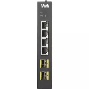 Коммутатор D-Link DIS-100G-6S DIS-100G-6S/A, неуправляемый, 4х10/100/1000BASE-T