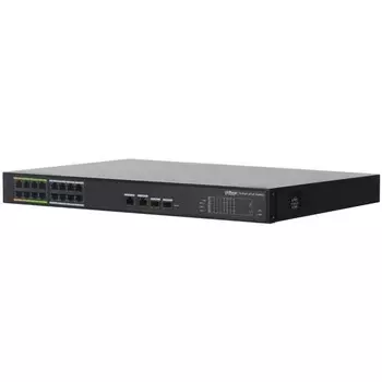 Коммутатор Dahua DH-LR2218-16ET-240 16x100Mb 2G 14PoE+ 240W управляемый