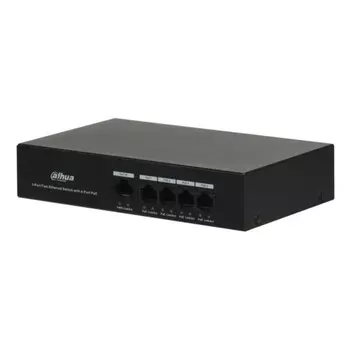 Коммутатор Dahua DH-PFS3005-4ET-36 4x100Mb 4PoE+ 36W неуправляемый
