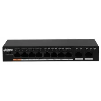 Коммутатор Dahua DH-PFS3010-8ET-96 8x100Mb 8PoE неуправляемый