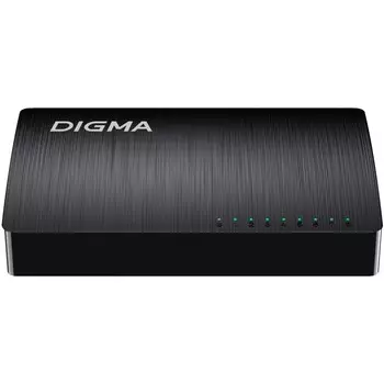 Коммутатор Digma DSW-108GE 8G неуправляемый