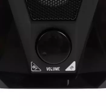 Компьютерные колонки 2.0 Qumo Blade AS001, 15 Вт, подсветка, черные
