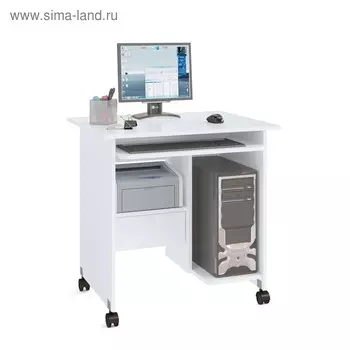Компьютерный стол «СОКОЛ. КСТ-10.1», 800600795 мм, цвет белый