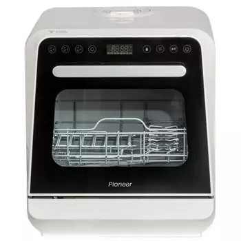 Компактная посудомоечная машина Pioneer DWM05, настольная, 4 комплекта, 6 программ, белый