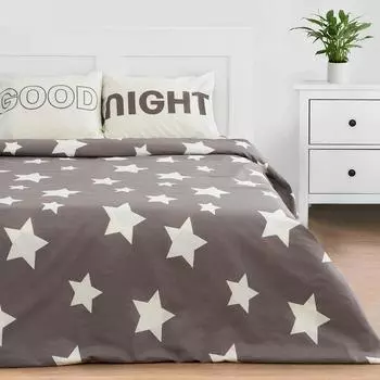 Постельное бельё евро «Этель» Good night, бязь