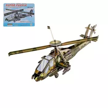 Конструктор 3D картонный «Вертолёт»