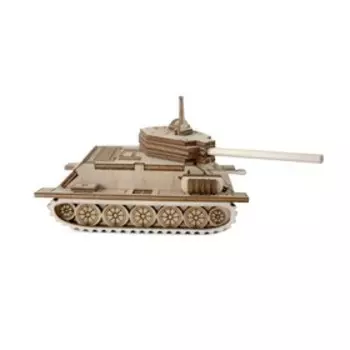 Конструктор деревянный «Армия России», танчик Т-34